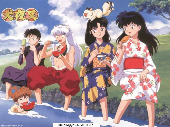 Sango si Miroku - Hakusho_Hiei - Inuyasha